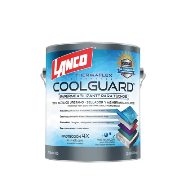LANCO SELLADOR DE TECHOS COOLGUARD  BLANCO GL